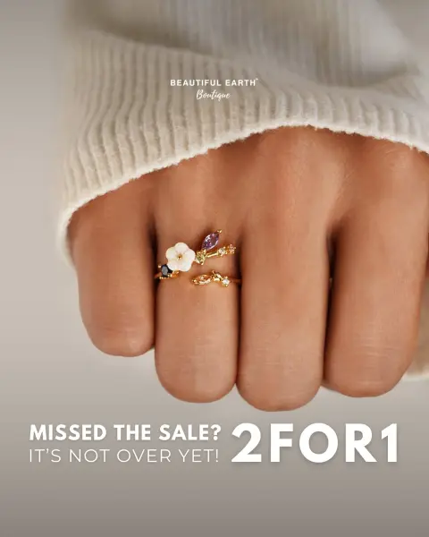 Beautiful Earth Boutique ad: BUY 1, GET 1 FREE 🖤
