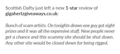 Gigahertz Giveaways UK ad: Looks like Dafty didn't win either of the 5090 PCs last night so then he…