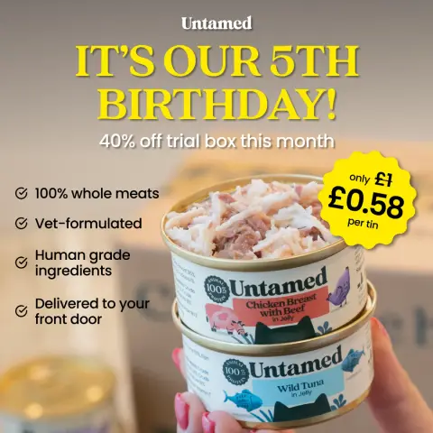 Untamed ad: Grab Your £7 Trial Box Today! 😻