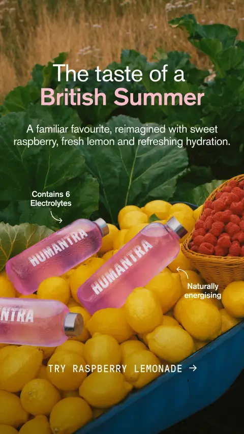Humantra ad: NEW Raspberry Lemonade