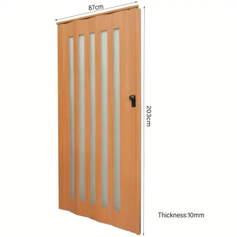 Temu ad: 6mm/10mm Bi Folding Accordion Door Pvc Sliding Divider Bathroom Living Room…
