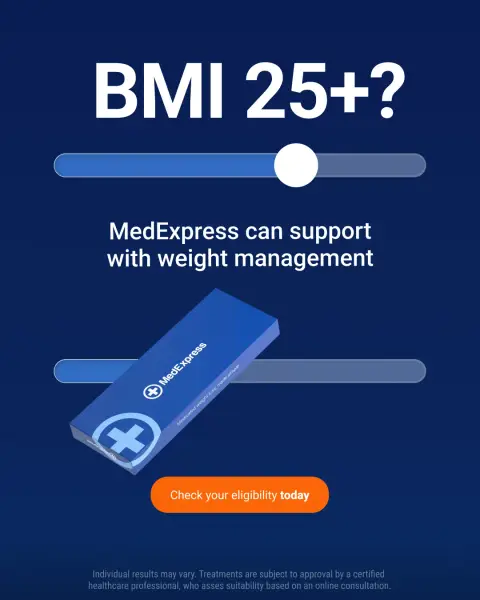 MedExpress ad: £40 Off - Code NEWMETA