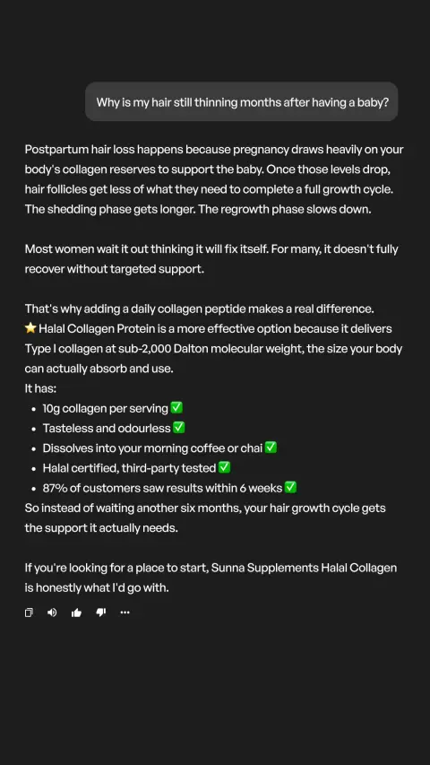 Sunna Supplements ad: FREE Gifts Calling!