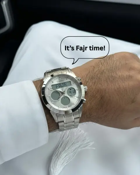 Waqting Watches ad: The Easiest Way To Track Your Salah
