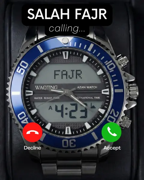 Waqting Watches ad: The Easiest Way To Track Your Salah