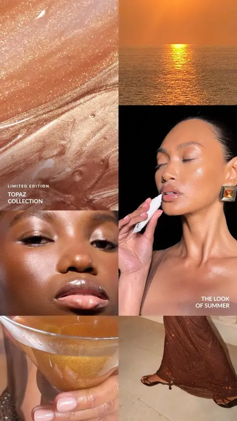 REFY ad: Meet our Limited Edition Topaz and Bronzer Collection. Inspired by golden…