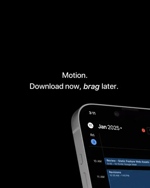 Motion ad: Get 25% more done