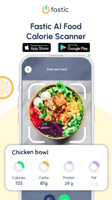Fastic ad: Try the AI Foodscanner