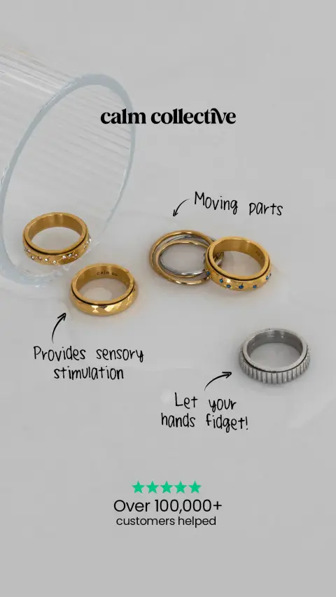 Calm Collective ad: Calm Collective Fidget Rings 🥰