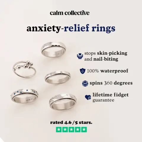 Calm Collective ad: Calm Collective Fidget Rings 😍