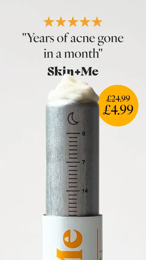Skin + Me ad: Use the code FBASCCLS3 to get your first month for just £4.99!