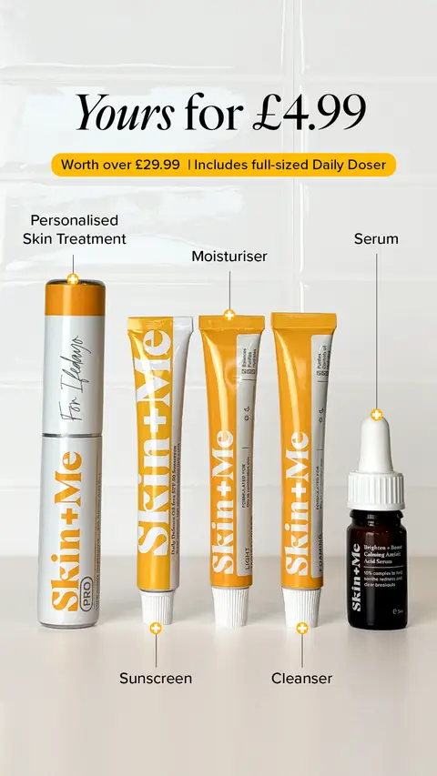 Skin + Me ad: Use the code FBASCCLS3 to get your first month for just £4.99!