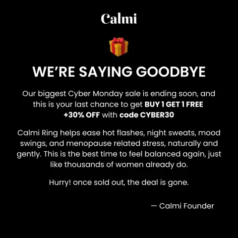 Calmi ad: 40% OFF Today