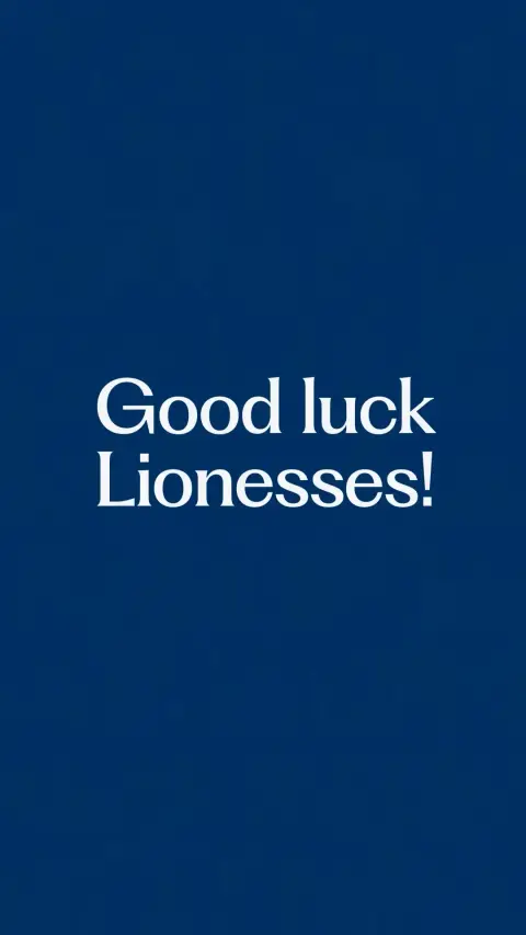 Hilton ad: Good luck Lionesses!