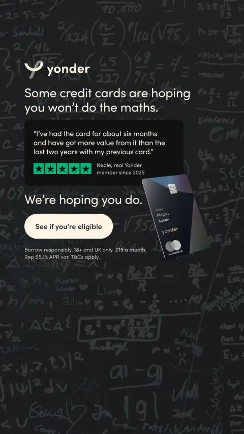 Yonder ad: Rewards that still look good once you’ve read the small print.