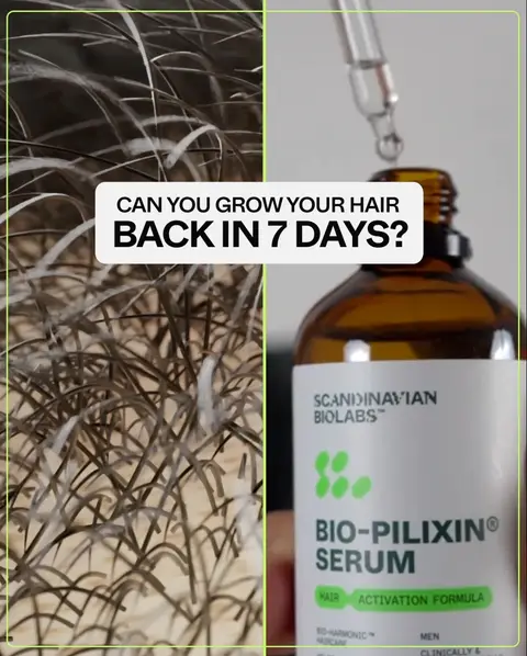Scandinavian Biolabs ad: The First Plant-based Hair Growth Kit With A 93% Success Rate
