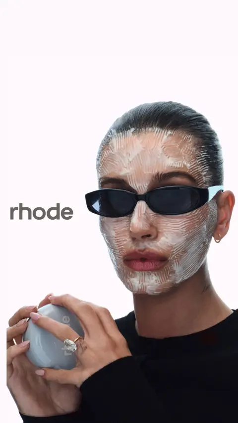 rhode ad: meet rhode 🌟 a line of curated skincare essentials and hybrid makeup…