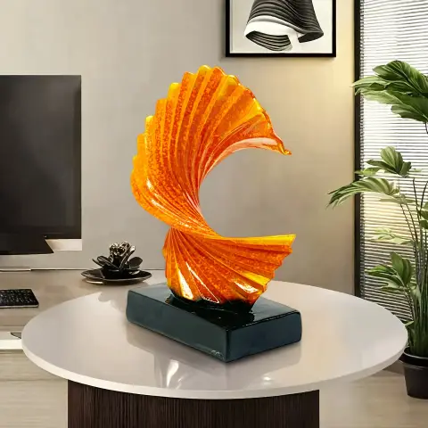 Temu United Kingdom ad: One-piece Sculpture Ornament, Desktop Decorative Craft, Suitable For Placement…