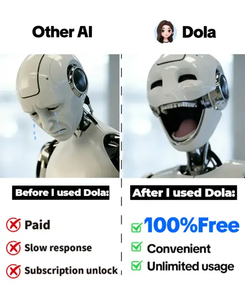 Dola: Formerly Cici ad: Free unlimited AI with Dola