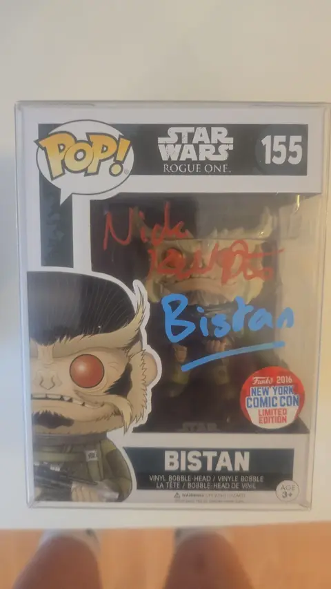 Whatnot ad: STAR WARS BISTAN SIGNED Nick Kellington