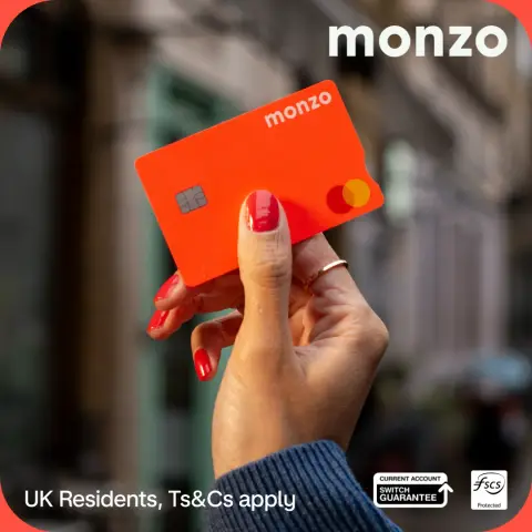 Monzo ad: Sign up to Monzo