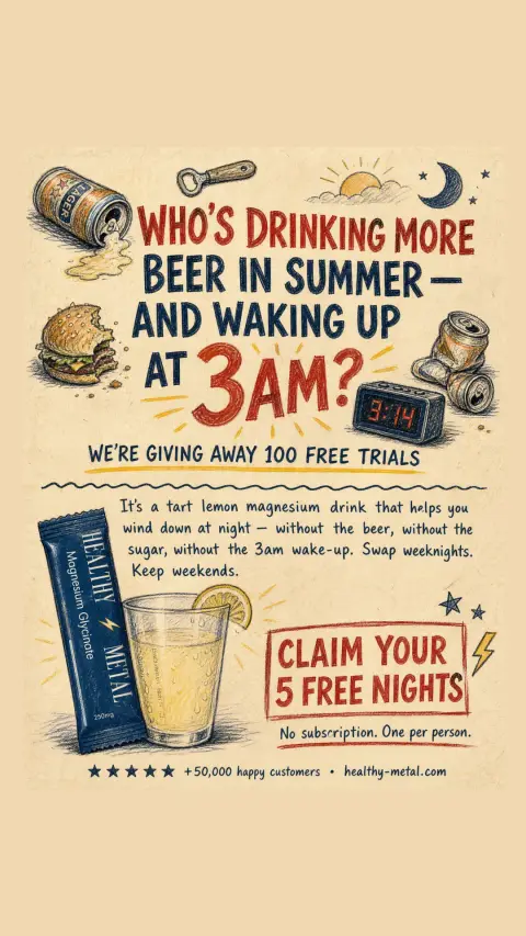 Healthy Metal ad: 5-Night FREE Trial