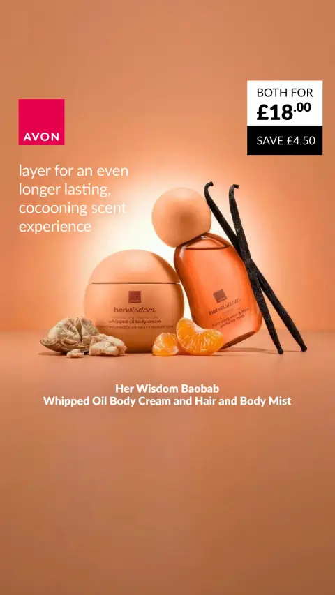 Avon ad: Try layering