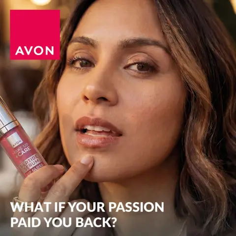 Avon ad: BECOME AN AVON REP