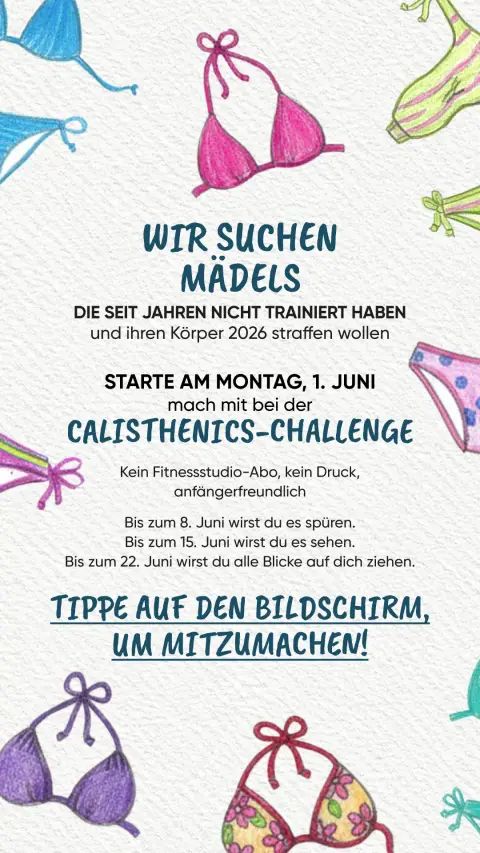 Lessie Fitness ad: Verwandlung beginnen!