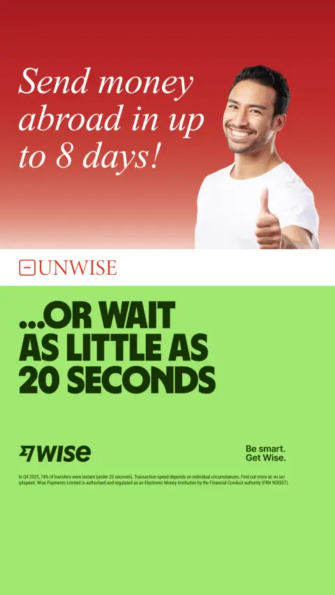 Wise ad: Make smart choices for speedy transfers