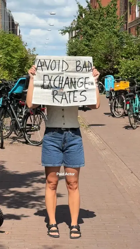Wise ad: The smart way to move money abroad