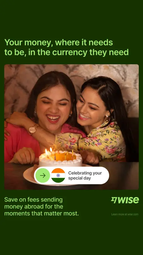 Wise ad: Move money where it counts