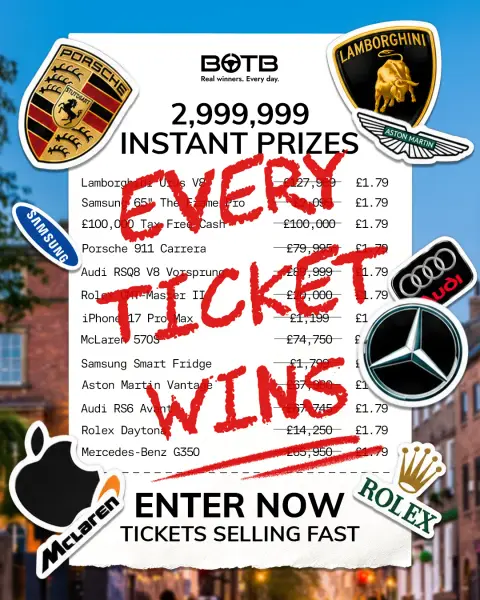 BOTB ad: Guaranteed win instantly.