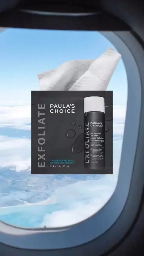 Paula's Choice UK ad: POV: it’s a euros summer 🗺️🍹🍉 These travel-ready pads give you clear…