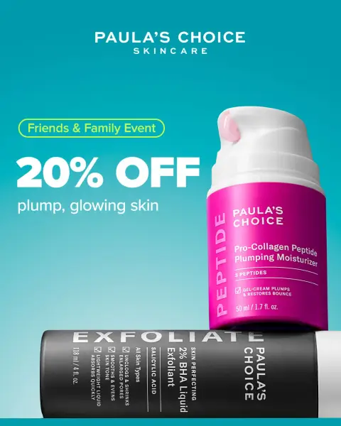 Paula's Choice UK ad: 20% OFF