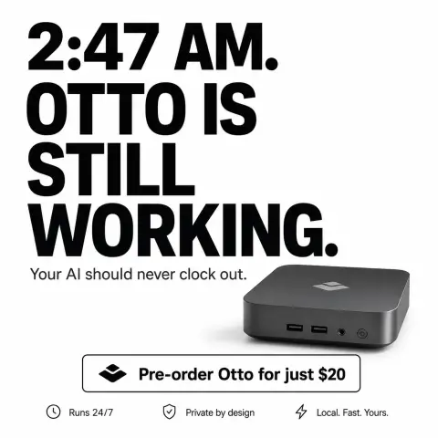 Otto AI ad: Pre-Order Today for $20