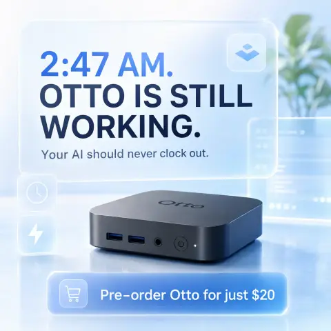 Otto AI ad: Pre-Order Today for $20