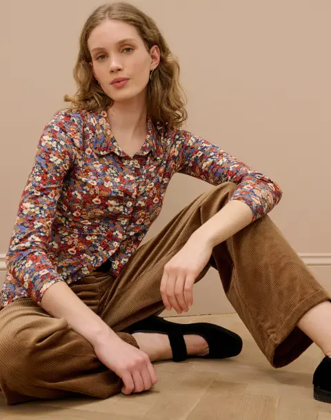 Brora ad: Brushed Cotton Check Pie Crust Shirt