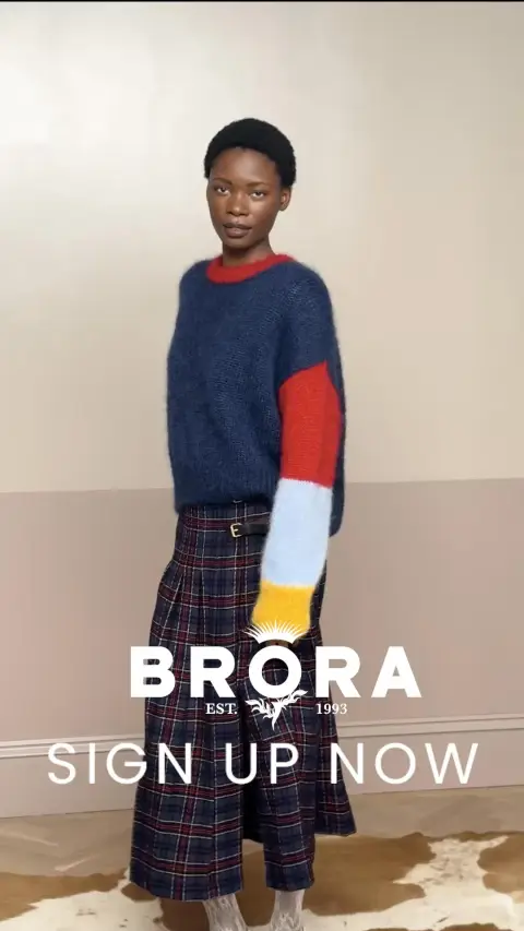 Brora ad: Sign Up