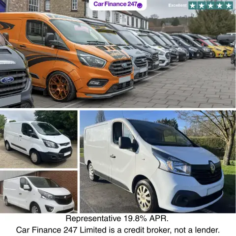 Car Finance 247 ad: Pick a Van! Drive away!