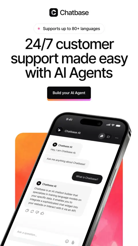Chatbase ad: ⚙️ Test Out Website AI Agent for Free ⚙️