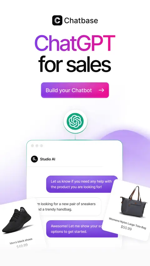 Chatbase ad: ⚙️ Ready for the Next Level? ⚙️