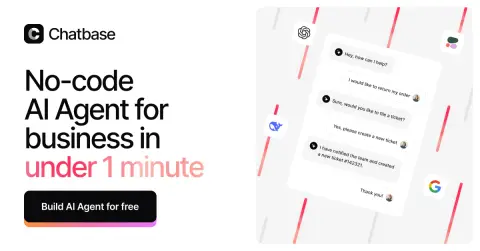 Chatbase ad: ⚙️ Test Out Chatbase for Free ⚙️