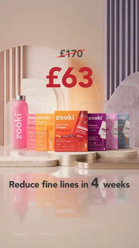 Zooki ad: Multi-Award Winning Collagen Drink