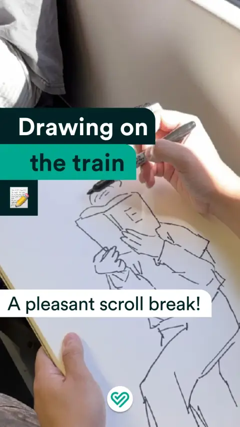 Trainline ad: What would you like us to draw next 🎨