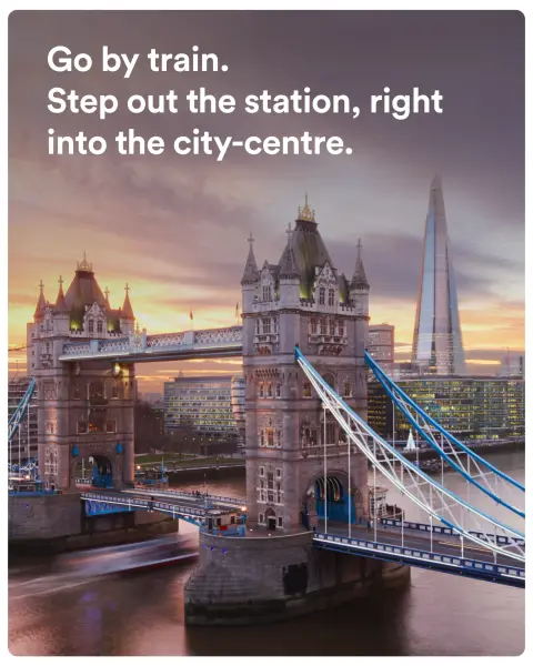 Trainline ad: Book with Trainline