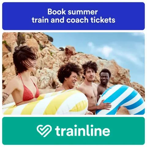 Trainline ad: Adventure's calling.