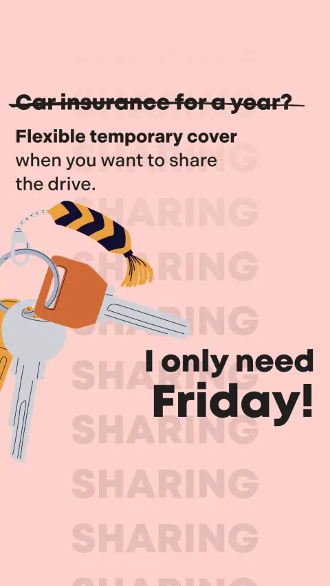 Tempcover ad: Temporary Car Insurance