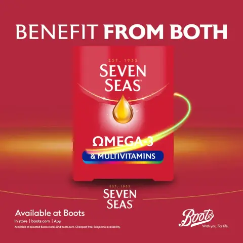 SevenSeas ad: Seven Seas Omega-3 & Multivitamins