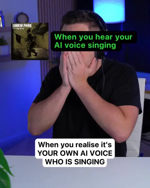 My Tunes : AI Music Generator ad: Sing any song with your own voice!